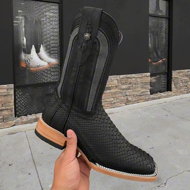 Men's Square Heel Boots