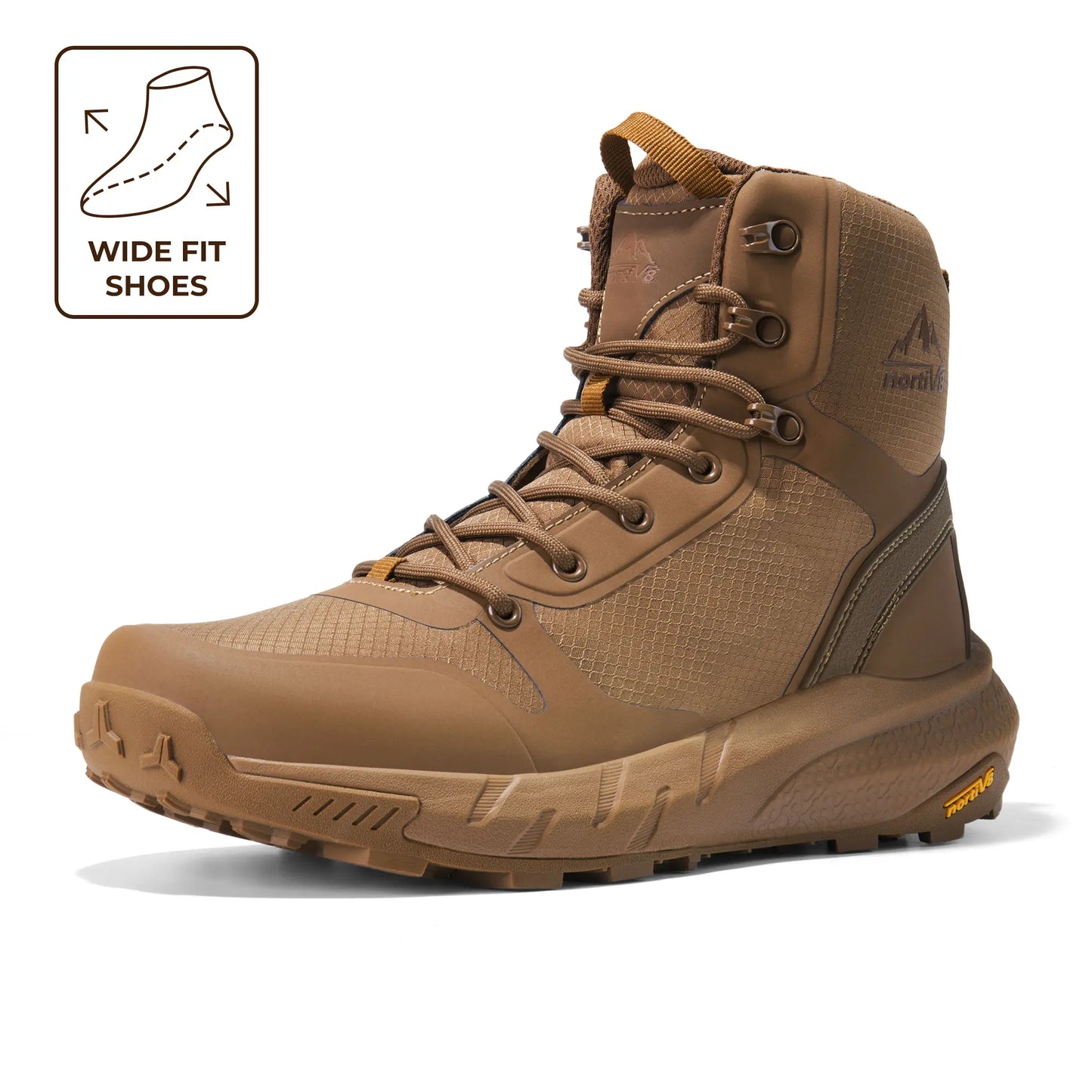 Men's Tactical Boots Lightweight Comfortable All-Day Work Boots with Side Zipper