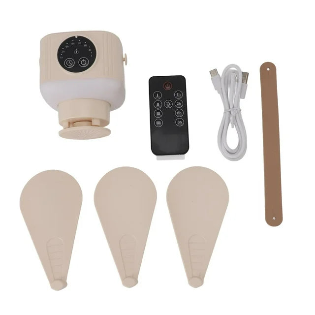 USB Ceiling Fan, Timing Function Quiet Camping Ceiling Fan 7200mAh Battery with Light for Bed for Tent
