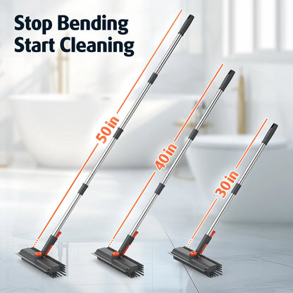 3-in-1 Long Handle Floor Scrub Brush