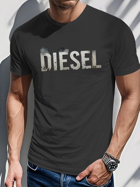 Men's Diesel Graphic Bold Print T-Shirt