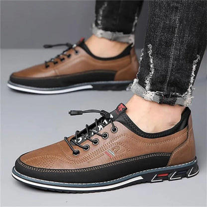 Men's Fashion Calfskin Leather Shoes