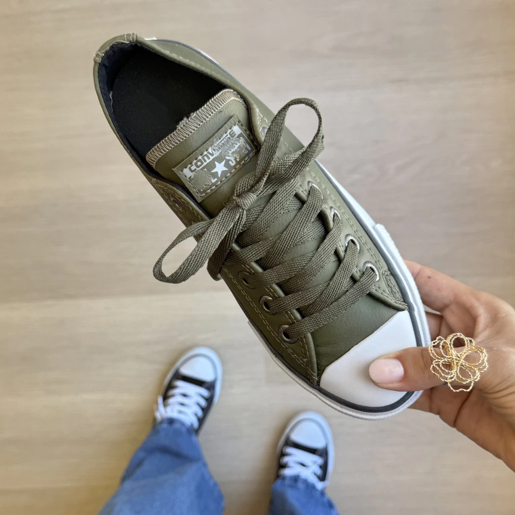 Original Couro Military Green Premium Shoes