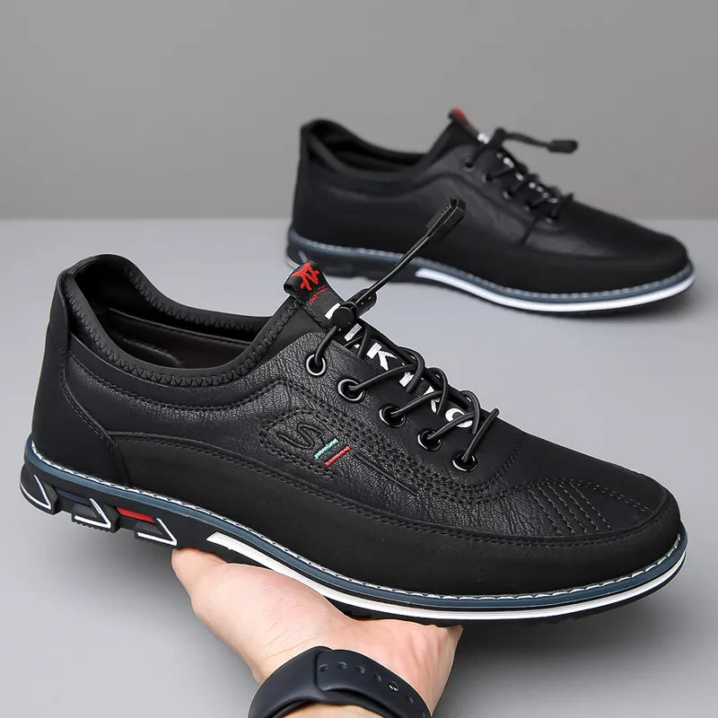 Men's Fashion Calfskin Leather Shoes