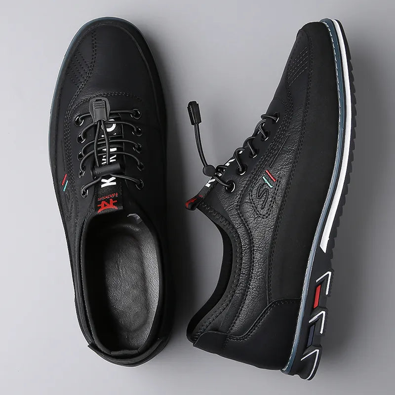 Men's Fashion Calfskin Leather Shoes