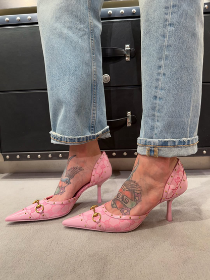 Women's Savoy Pink Canvas Pump