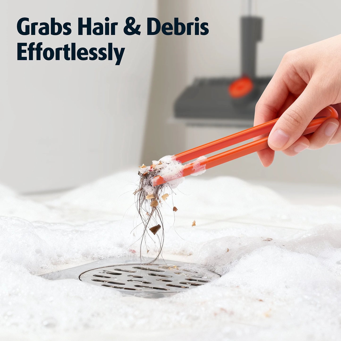 3-in-1 Long Handle Floor Scrub Brush