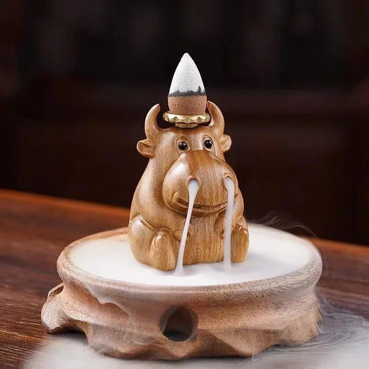 Calf Backflow Incense Burner