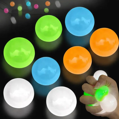 Neon Sticky Ceiling Balls – Fun Throwing Game