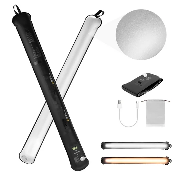 GC21B 21W LED Fill Light - Bi-Color 2700-6500K, 12 Effects, 2500mAh for Studio/Video
