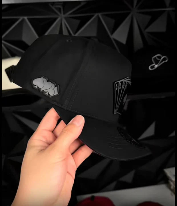 Black Poker Cap
