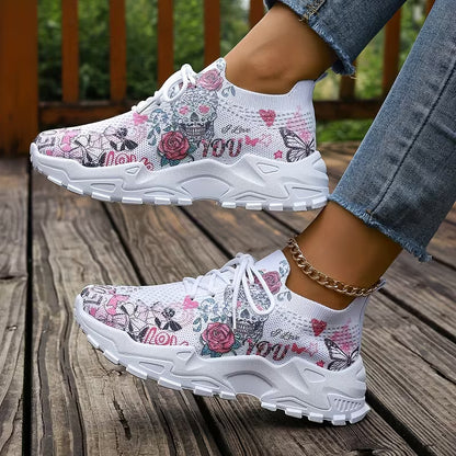 Women'S Fashion Casual Athletic Shoes Mesh Sneakers