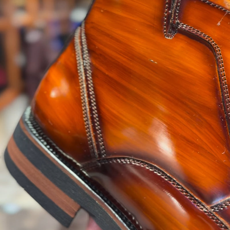 Men's Vintage Lace-Up Ankle Boots