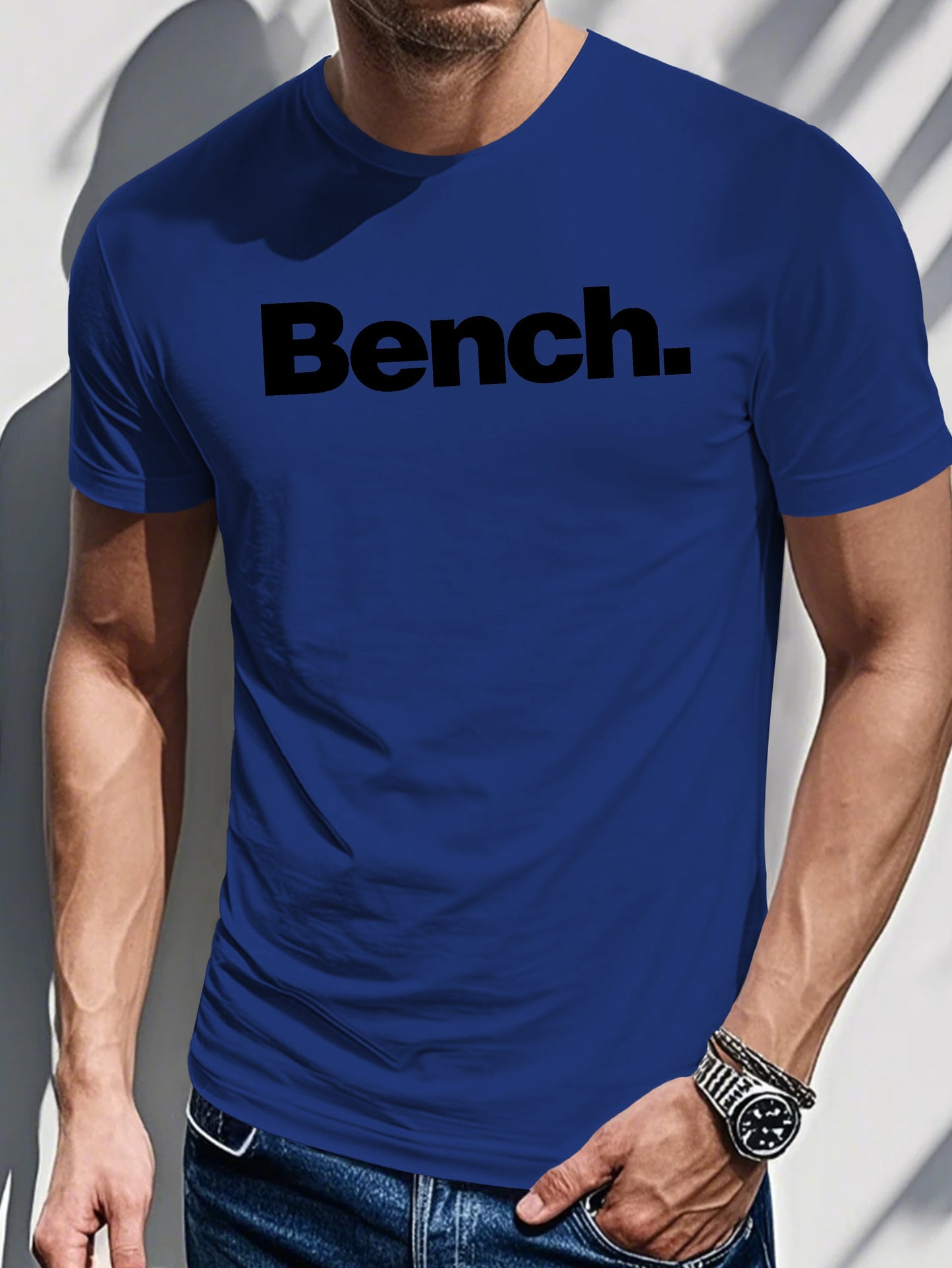 Men's Printed T-shirt With Letter Print