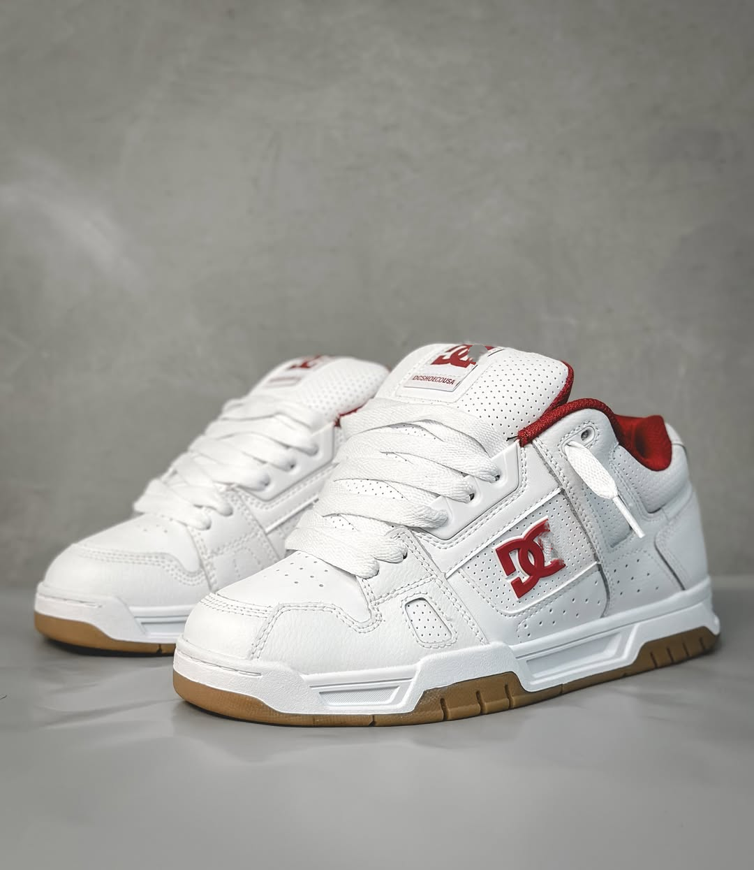 StagImp White Brick Red Gum Sneakers