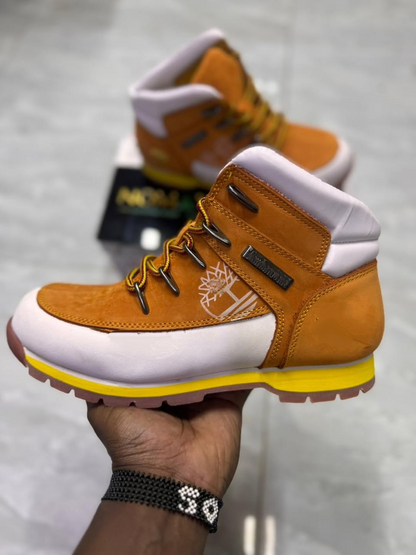 Workwear-Inspired High-Top Sneakers