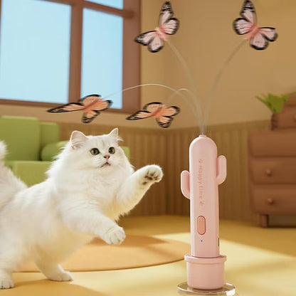 Electric Cat Toy - Cactus Shaped Interactive Wand