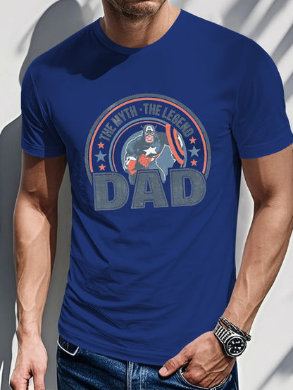 Men's Printed T-shirt-The Myth, The Legend Print