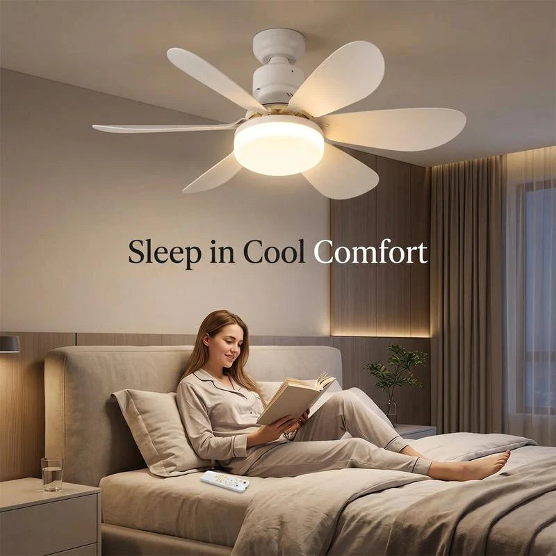 2-in-1 Dimmable LED Fan Light
