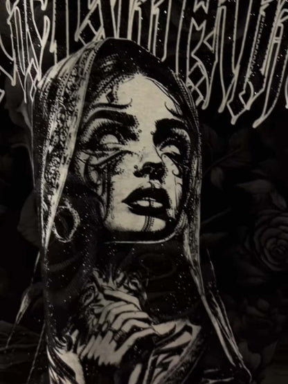 Men's Digital Print Rhinestone Sparkle T-shirt