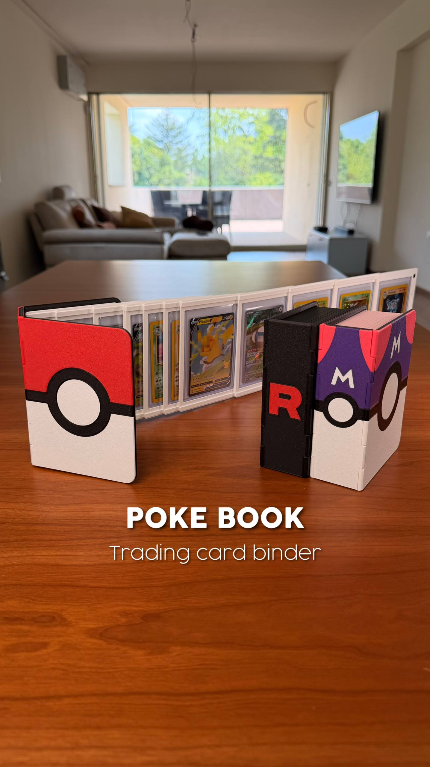 Retro Mechanical Monster Trading Card Binder | Heavy-Duty 3D Style Collector's Album