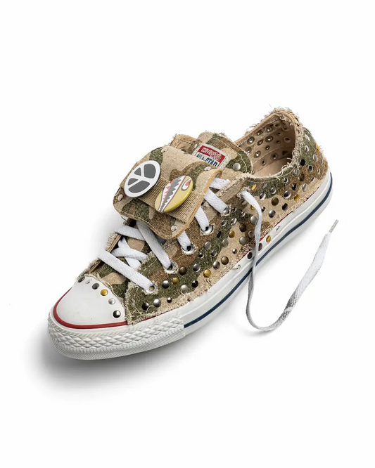 Classic High-Top Canvas Sneakers – Street Style