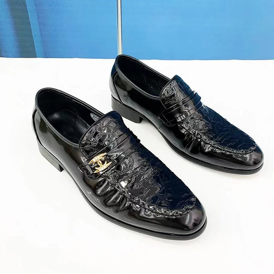 Patent Leather Business Loafers
