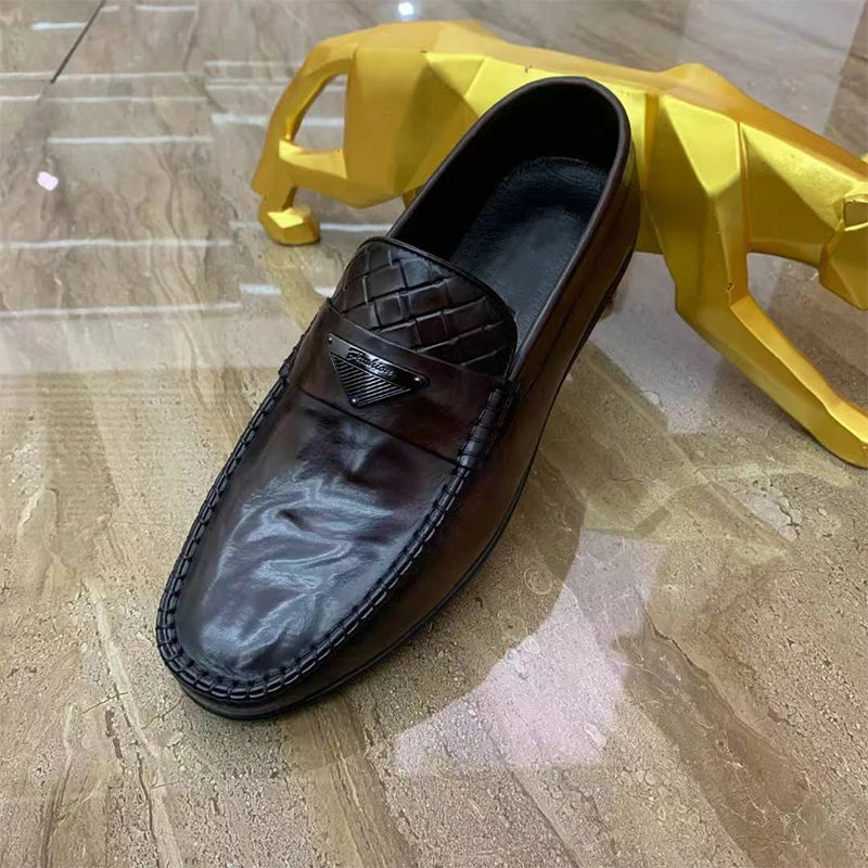 British Style Soft Leather Casual Loafers