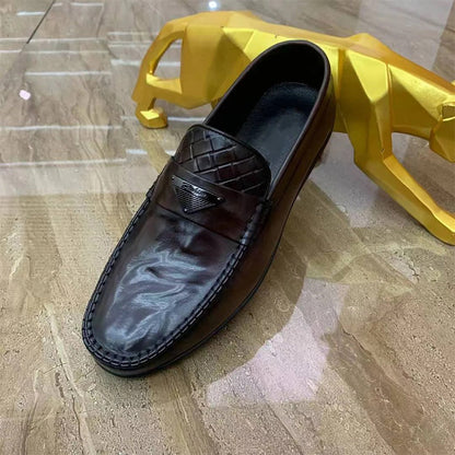 British Style Soft Leather Casual Loafers