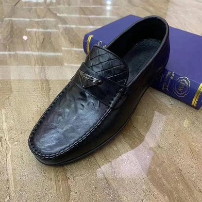 British Style Soft Leather Casual Loafers