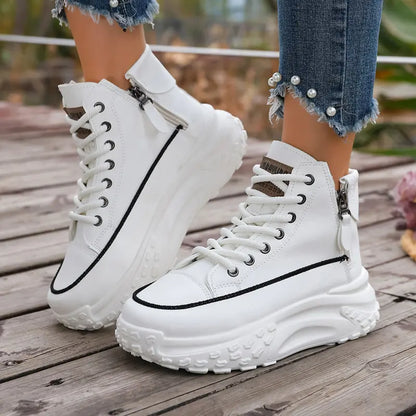 Chunky High-Top Street Sneakers