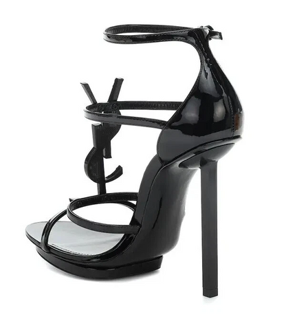 Cassandra 110 Patent-Leather Platform Sandals