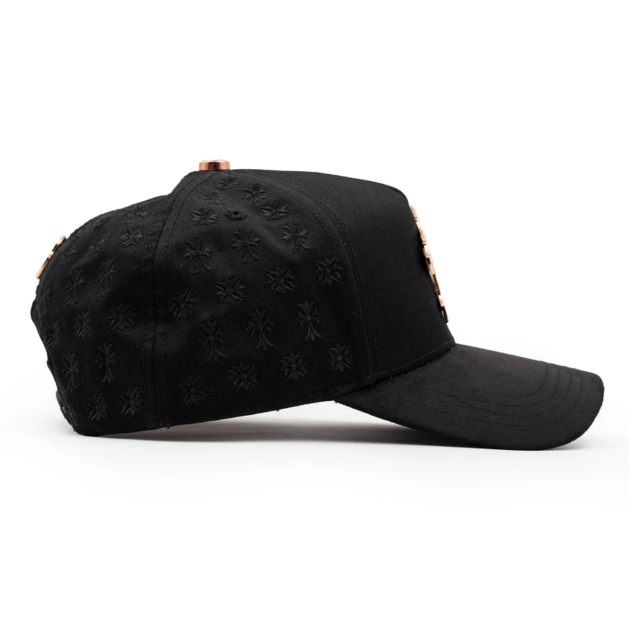 Triple Cross Embellished Cap