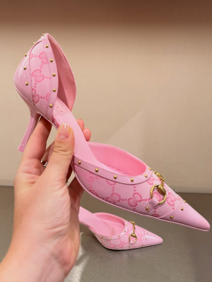 Women's Savoy Pink Canvas Pump
