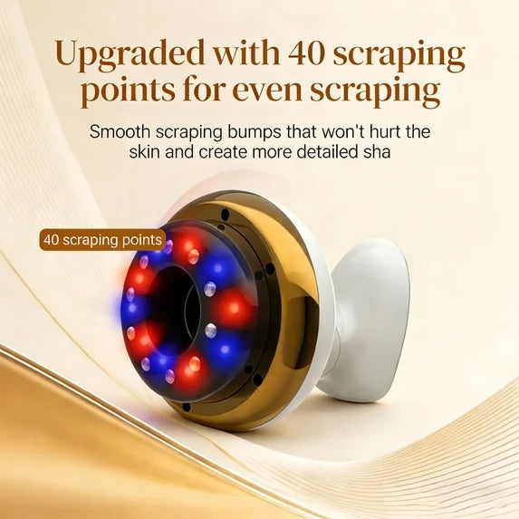 Cellulite Massager-4-in-1 Anti-Cellulite Suction Cupper with Red Light