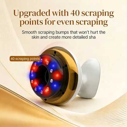 Cellulite Massager-4-in-1 Anti-Cellulite Suction Cupper with Red Light