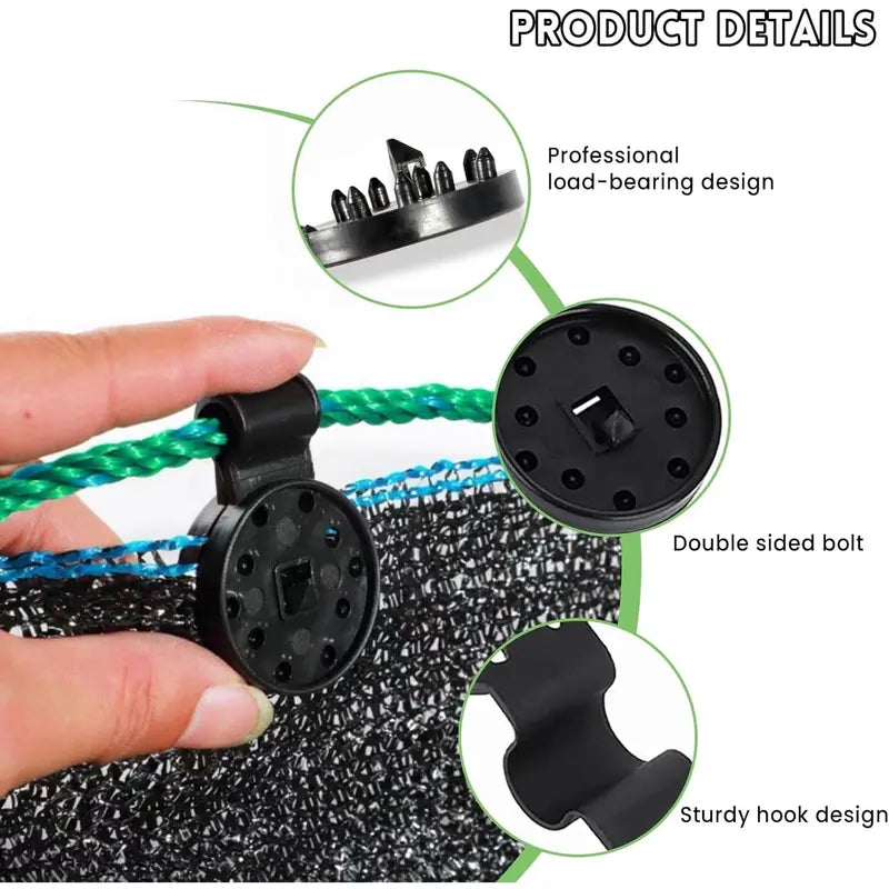Heavy-Duty Shade Cloth Clips
