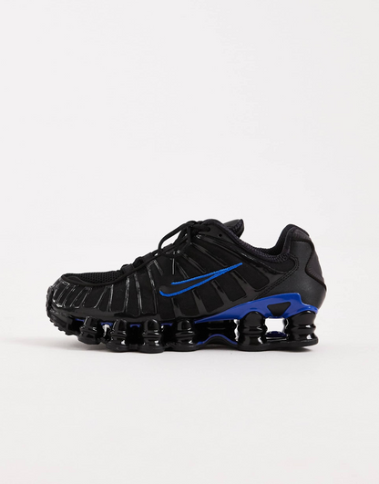 Shox TL Unisex Trainers in Black Racer Blue