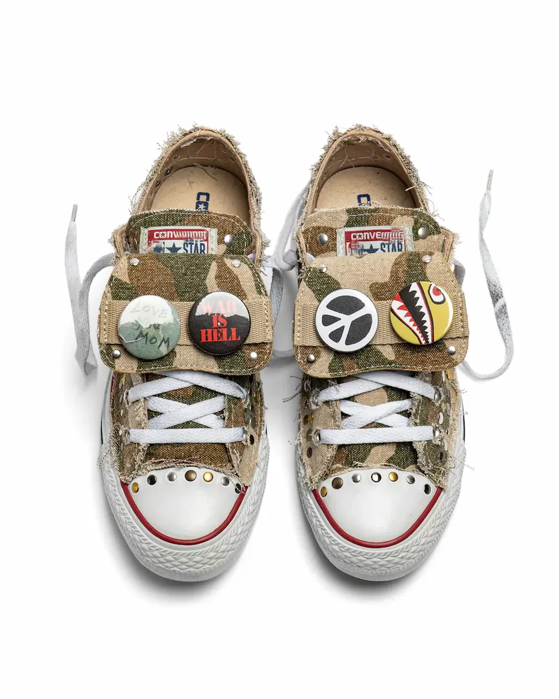 Classic High-Top Canvas Sneakers – Street Style