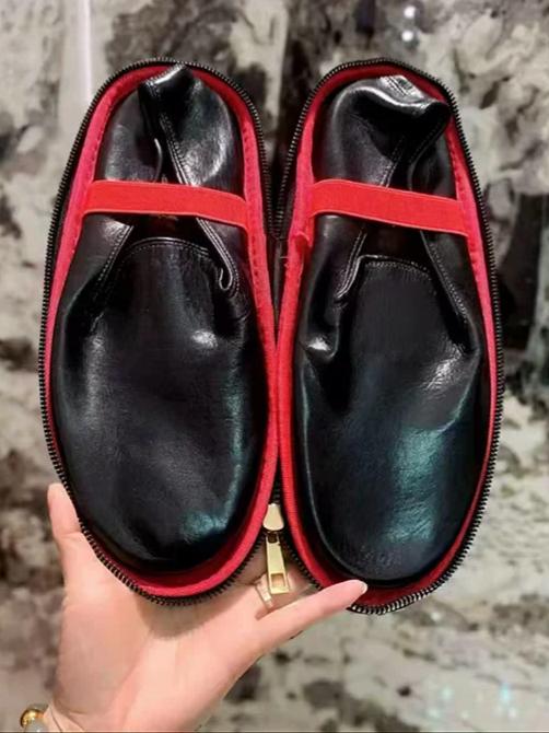 Handmade Craft Vintage Loafers Wallet Shoes