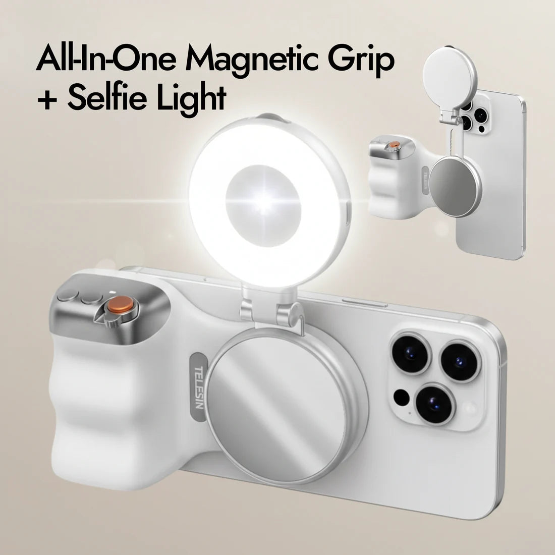 Magnetic Action Camera Grip Mount