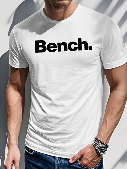 Men's Printed T-shirt With Letter Print