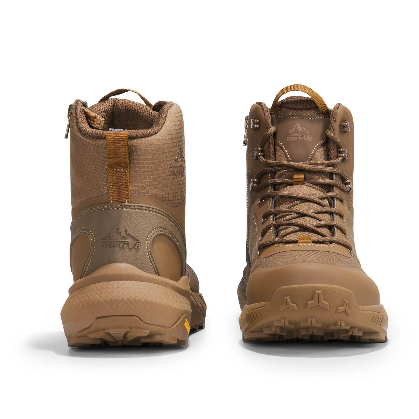 Men's Tactical Boots Lightweight Comfortable All-Day Work Boots with Side Zipper
