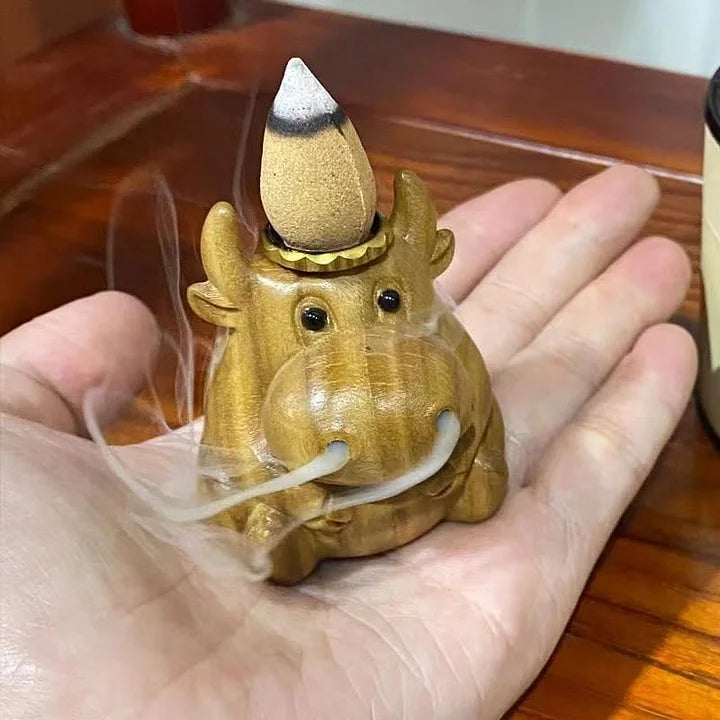 Calf Backflow Incense Burner