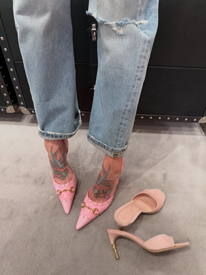 Women's Savoy Pink Canvas Pump