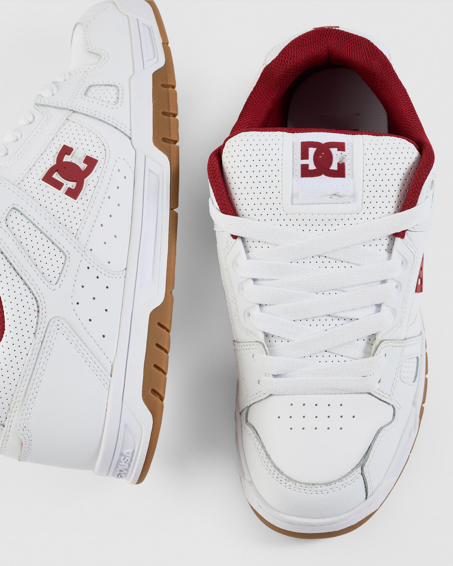 StagImp White Brick Red Gum Sneakers