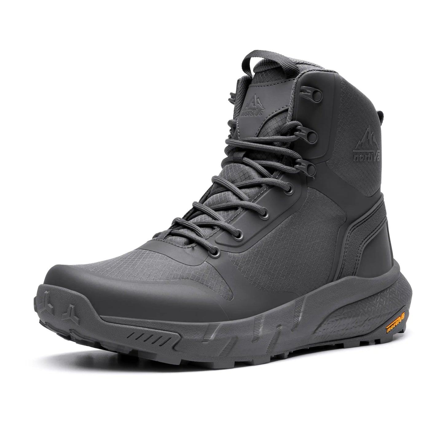 Men's Tactical Boots Lightweight Comfortable All-Day Work Boots with Side Zipper