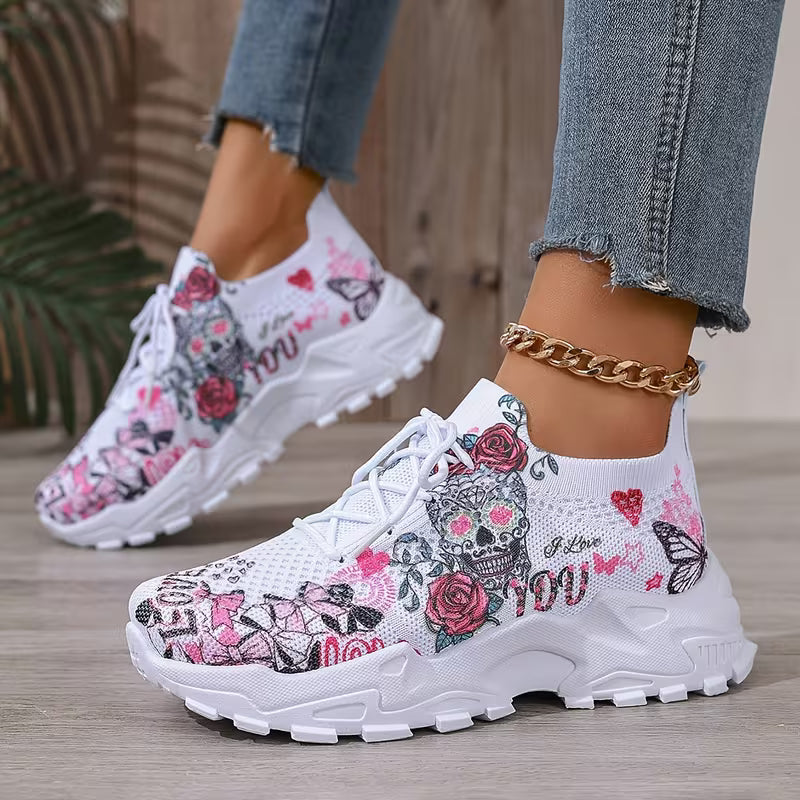 Women'S Fashion Casual Athletic Shoes Mesh Sneakers