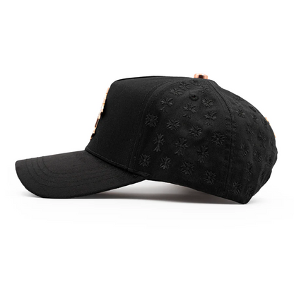Triple Cross Embellished Cap