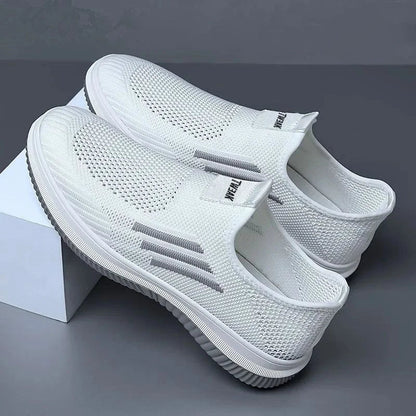 Solid Color Breathable Soft Sole Sports Shoes